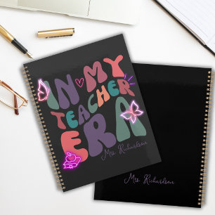 In my Teacher Era Retro Neon  Planner