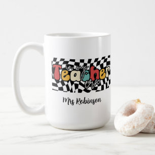 In my teacher era retro teacher  coffee mug
