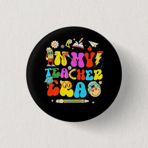 In My Teaching Era Best Teacher Appreciation Retro 3 Cm Round Badge