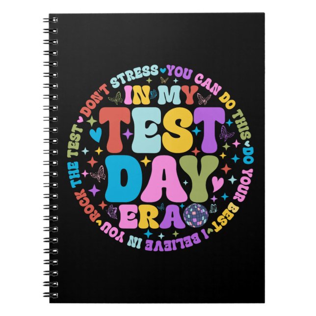In My Test Day Era Notebook (Front)