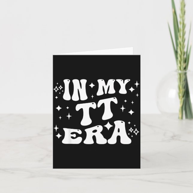 In My Tt Era Grandma Auntie Family Nickname  Card (Front)