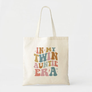 In My Twin Auntie Era Pregnancy Announcement  Tote Bag