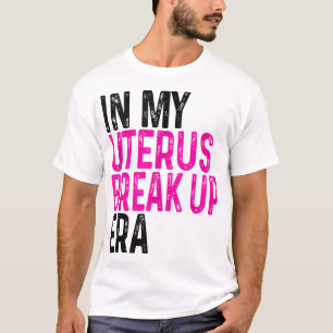In My Uterus Break Up Era Groovy Hysterectomy T-Shirt