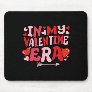 In My Valentine Era Cute Retro Groovy Vday Women G Mouse Mat