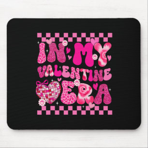 In My Valentine Era Disco Heart Girl Women Coquett Mouse Mat