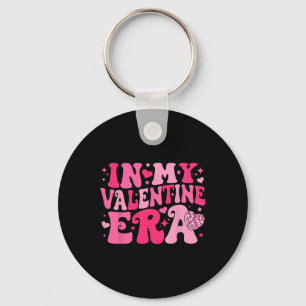 In My Valentine Era Retro Valentines Day Women Hea Key Ring