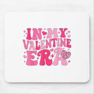 In My Valentine Era Retro Valentines Day Women Hea Mouse Mat