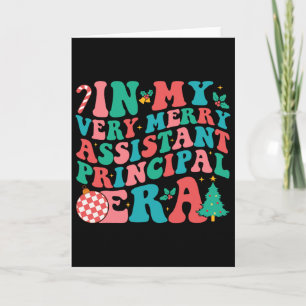 In My Very Merry Istant Principal Era Groovy Chris Card