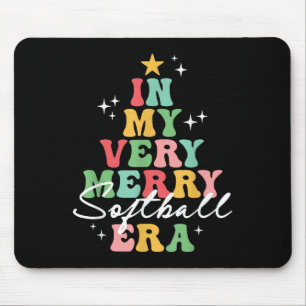 In My Very Merry Softball Player Era Christmas Gro Mouse Mat
