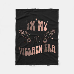 In My Villain Era Retro Black History Month Fleece Blanket