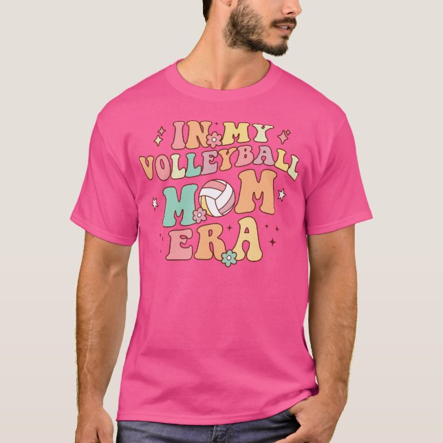 In My Volleyball Mum Era Game Day Cute Volleyball  T-Shirt (Front)