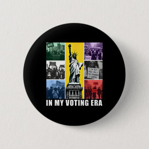 In My Voting Era Harris Wheimer Presidential Elect 6 Cm Round Badge