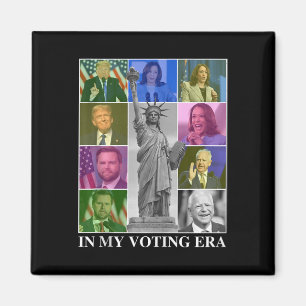 In My Voting Era Harris Wheimer Presidential Elect Magnet