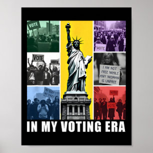 In My Voting Era Harris Wheimer Presidential Elect Poster