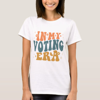 In My Voting Era Retro Wavy T-Shirt