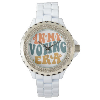 In My Voting Era Retro Wavy Watch