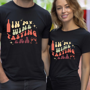 In My Wine Tasting Era Custom Text on Back T-Shirt