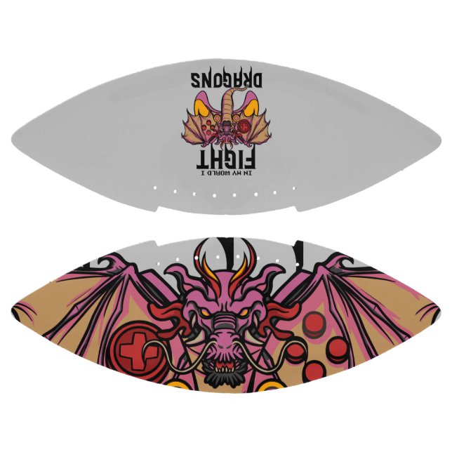 In My World I Fight Dragons American Football (Panels)