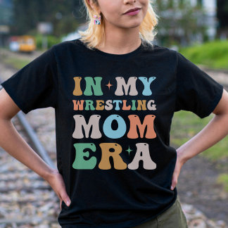 In My Wrestling Mum Era Groovy Retro T-Shirt