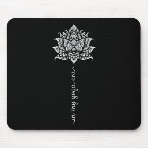 In My Yoga Era Lotus Flower Yoga Cl Meditation Wor Mouse Mat
