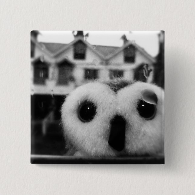 In Need Of Shelter 15 Cm Square Badge (Front)