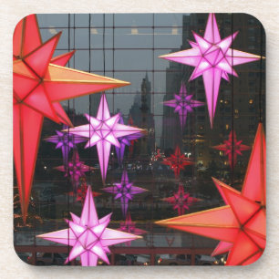 In New York City. Christmas decoration inside Coaster