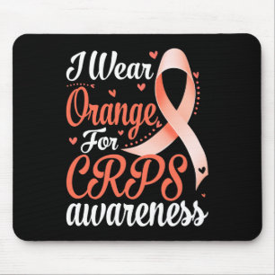 In November I Wear Orange For CRPS Awareness Month Mouse Mat
