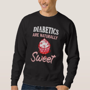 In November We Wear Blue Butterflies Diabetes Awar Sweatshirt