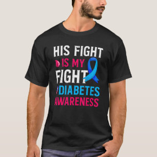 In November We Wear Blue Butterflies Diabetes Awar T-Shirt