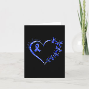 In November We Wear Blue Diabetes Awareness Dragon Card