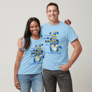 In November We Wear Blue Diabetes Awareness Gnome T-Shirt