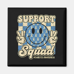 In November We Wear Blue Diabetes Awareness Suprt  Magnet