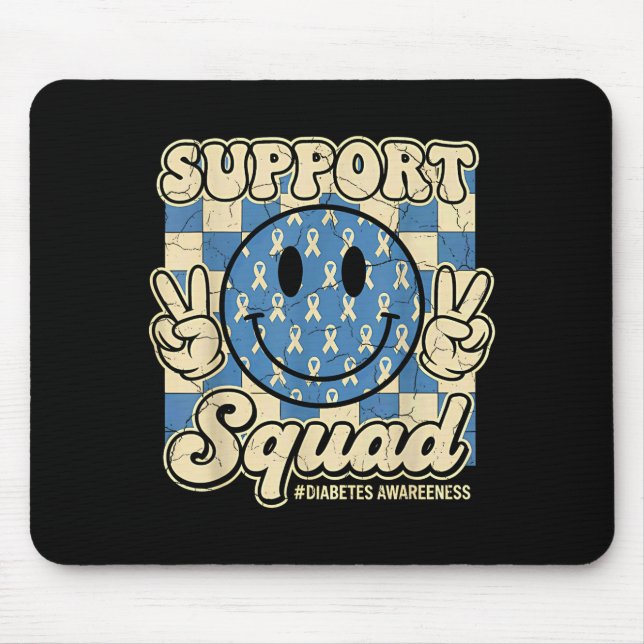 In November We Wear Blue Diabetes Awareness Suprt  Mouse Mat (Front)
