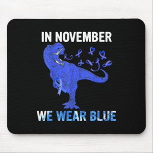 In November We Wear Blue Diabetes Awareness Toddle Mouse Mat