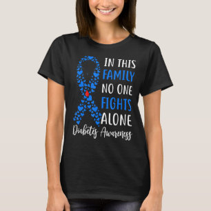 In November We Wear Blue Diabetic T1d T2d Diabetes T-Shirt
