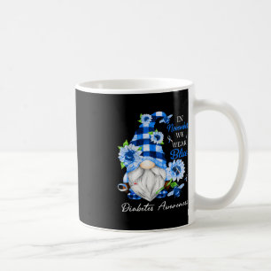 In November We Wear Blue Gnome Diabetes Awareness Coffee Mug