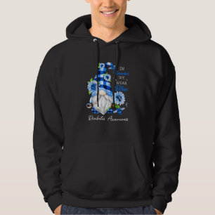 In November-We Wear-Blue Gnome-Diabetes-Awareness Hoodie