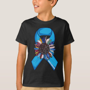 In November We Wear Blue Sunflower Diabetes Awaren T-Shirt