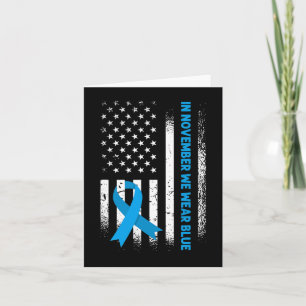 In November We Wear Blue - T1D Diabetes Awareness Card