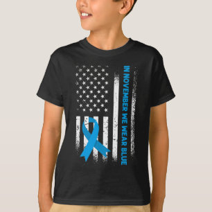In November We Wear Blue - T1D Diabetes Awareness T-Shirt