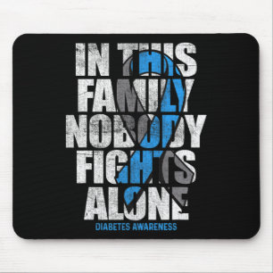 In November We Wear Blue T1d T2d Diabetic Diabetes Mouse Mat