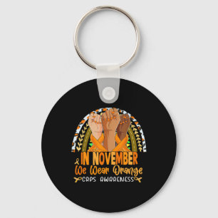 In November We Wear Orange Crps Awareness Orange R Key Ring