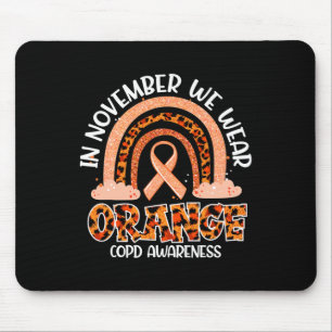 In November We Wear Orange Rainbow Crps Awareness Mouse Mat