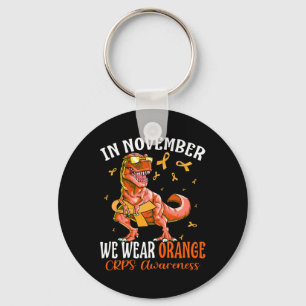 In November We Wear Orange Ribbon Crps Awareness D Key Ring
