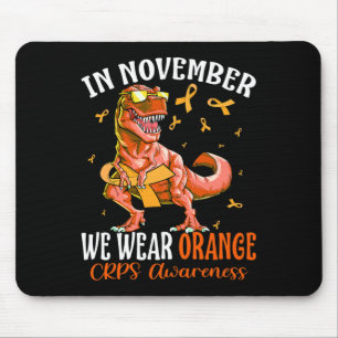 In November We Wear Orange Ribbon Crps Awareness D Mouse Mat