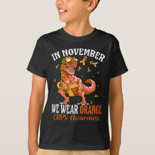 In November We Wear Orange Ribbon CRPS Awareness D T-Shirt