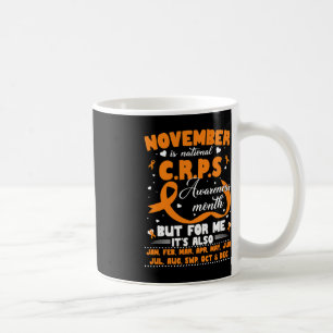 In November We Wear Orange Ribbon CRPS Awareness M Coffee Mug