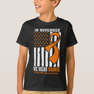 In November We Wear Orange Ribbon Crps Awareness U T-Shirt