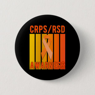 In November We Wear Orange Rsdcrps Awareness Crps  6 Cm Round Badge