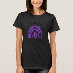 In November We Wear Purple Domestic Violence Aware T-Shirt